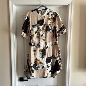 Target x 3.1 Phillip Lim Floral Patchwork Short-Sleeve Dress - Cream & Black